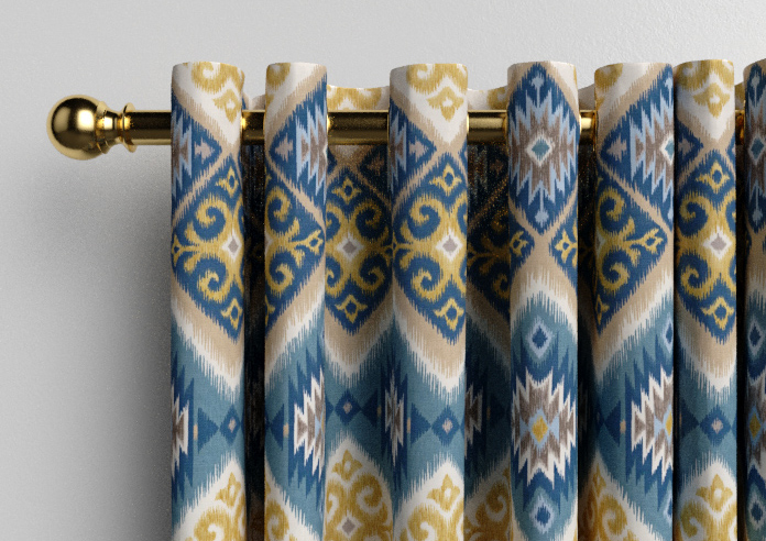 Navajo, Indigo - Made to Measure Curtains - Image 12